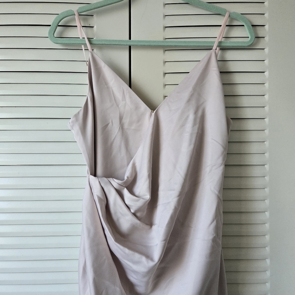 Babaton Spades Wrap Dress Nude Size 8 #024 - Picture 2 of 11